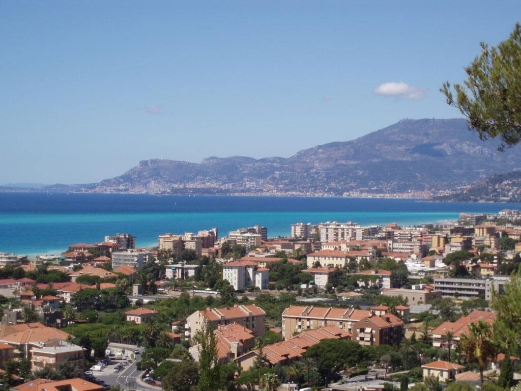 Bordighera, Ligurië, Italië